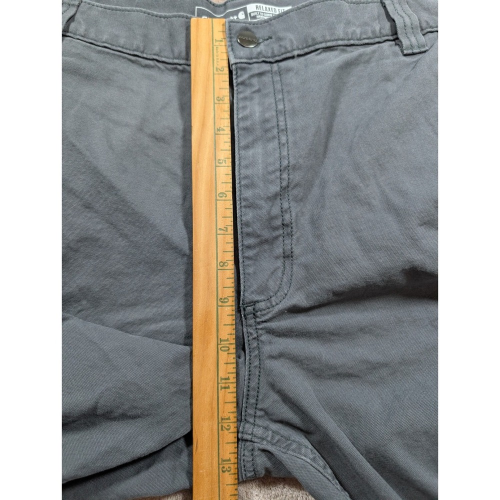 Carhartt Cargo Shorts Mens 42 Gray Rugged Flex Canvas Relaxed Fit BS3542-M - Picture 4 of 11